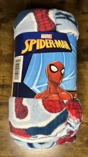 NEW - SPIDER MAN - SUPER PLUSH THROW BLANKET 46”x60” KOHLS