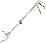 Snake Clamp Catcher Reptile Grabber Pick Up Handling Tongs Stainless Steel Tool for Snake Feeding Hunting Catching Wide Jaw & Self-Lock