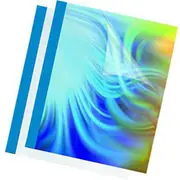 Fellowes Thermal Binding Cover Leathergrain Back A4 3mm Blue Pack 100
