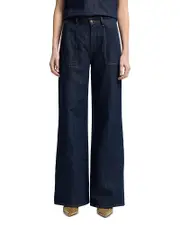 7 For All Mankind Lotta High Rise Jeans in Blueberry