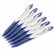 6 x Pilot V ball RT 0.5 Retractable Liquid Ink Rollerball Pens - Blue