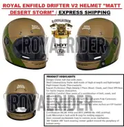 Fits Royal Enfield DRIFTER V2 HELMET "MATT DESERT STORM" - EXPRESS SHIPPING