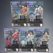 2024 MEGA CONSTRUX HALO HEROES SERIES 18-SANGHEILI-SPARTAN-FLOOD-ATRIOX-KINSANO
