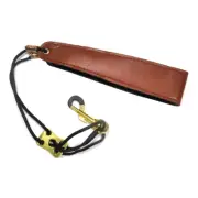 Neck Padded Sax Strap Brown For Saxophone Bass Clarinets Oboes