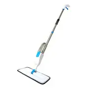 Ozoffer Mop Set 360 Degree Swivel Spray 2 Microfibre Cleaning Pads Value Pack