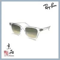 在飛比找PChome商店街優惠-【RAYBAN】RB4323F 6447/32 透白 漸淺灰