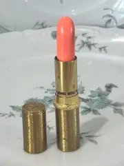 VINTAGE Revlon Futurama Lustrous Lipstick Pink Vanilla Gold Metal Tube NEW