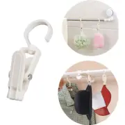 Rotating Plastic Curtain Clip Clothes Hat Clip multi-purpose Ring Display Hook