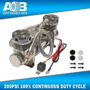 12V AOB double ended Steel Air compressor Car Tyre Deflator Inflator Electric