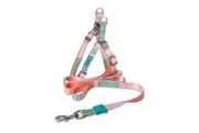 Touchdog 1.2m Trendy Designer Printed Pet Dog Leash Harness Collar Rope Pink M