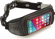 Sporteer Kinetic K1 Running Belt Waist Pack - Compatible with iPhone 16/15 Pro Max, 16 Plus, 16/15/14 Pro, Galaxy S25/S24 Ultra, S25+, S24+, Pixel, & Many Other Mobile Phones - Fits Cases