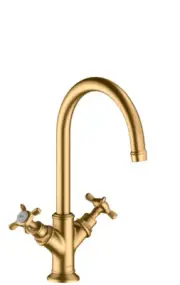 Hansgrohe 2-handle basin faucet Axor 16506950 Brushed Brass