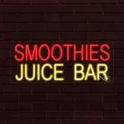 NEW "SMOOTHIES JUICE BAR" 30x12x1 INCH LED FLEX WINDOW/WALL INDOOR SIGN 30627