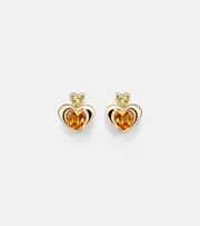 [Roxanne First] Roxanne First 14kt gold single earring with citrine and peridot One Size gold