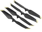 RC Propeller, Higher Aerodynamic Efficiency RC Low‑Noise Propeller with 2 Pair for Drone Lovers for Mavic Air 2 for Air 2S(Golden)
