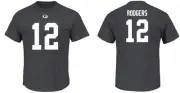 NFL T-Shirt Green Bay Packers Aaron Rodgers 12 Grey ER3 Receiver Jersey