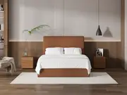 My Style Tapered Headboard & Slimline Base - Queen / Gingerbread / Gas Lift Base