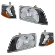 Fits VOLVO HD VNL 00-03/VNM 00-17 HEAD LAMP RH AND LH, without Bulbs, Halogen, D (for: Volvo)