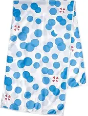 Hyundai Department COO. Cool Towel, Saxophone Polka Dot, Size: Approx. 11.8 x 39.4 inches (30 x 100 cm), Package: Approx. W14 H21, A671SP
