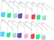 DOITOOL 100Pcs Diaper Safety Brooches with Locking Closures Durable Nappy Pins for Sturdy Secure Design for Use Mixed for Various Needs