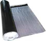 Self-Adhesive Asphalt Tape,Aluminum Foil Bitumen Tape,Roof Repair Aluminium Foil Tape,Waterproof UV Protection Seal Tape,Thermal Insulation,for Roof Leaks, Cracks (0.5x3 Meter(1.64x9.84ft))