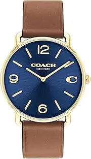 [Coach] Elliot Men's Watch | Sleek & Minimalist Design | Timeless Style for Any Occasion | Water-Resistant