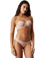 [Calvin Klein] Perfectly Fit Lightly Lined Strapless Bra in Cedar