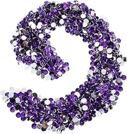 1000pcs Shiny Resin Rhinestones Charms Round Beads for Nail Art Wedding Dress Clothing Phone Case Face Painting Jewelry Making Accessories