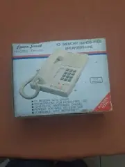 Large Keypad Buttons Lenoxx Sound 10 Memory Speaker Phone PH-318 White