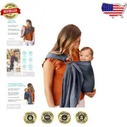 Stylish Flint Ring Sling Baby Carrier - Supports Newborns to Toddlers 8-30 lbs