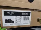 Dr. Martens 1461 Quad Black Smooth Leather Shoes Women Size 5