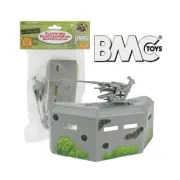 VictoryBuy Toys Atlantic Wall Pillbox Bunker w/Mounted Flack Gun New