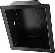 Extreme Max 5001.6669 Aluminum Flush-Mount Recessed Light Bucket - Black