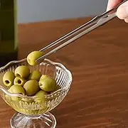 Ernest A-78000 Mini Tongs, Total Length 7.7 inches (19.5 cm), Tip Processed to Hold Rice Grains (Patented), Can Be Used Like Tweezers, Easy to Remove Food from The Bottom of The Bottle, The Tip Does