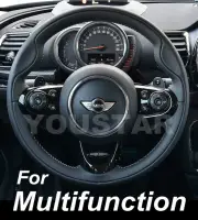 US STOCK Gloss Black Steering Wheel Trim for MINI Cooper JCW F54 F55 F56 F57 F60 (for: Mini)
