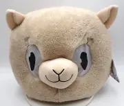 Emojination Soft Llama Head Mask Plush Costume Full Mask Halloween One Size