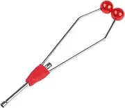 Oshhni Fly Tying Tool,Professional,Ceramic Tip Bobbin Holder,Easy to Use,Sturdy Fly Tying Equipment Essential Fishing Accessory, Red