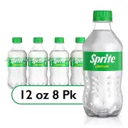 Sprite Lemon Lime, 12 Oz Bottles 355ml 8pack