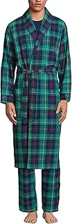 [Lands' End] Men's Flannel Sleepwear Robe