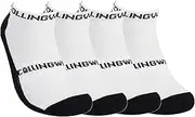 AFL Collingwood Magpies High Performance Airflow Mesh Sport Ankle Supporter Socks 4 pair | Australian Football League