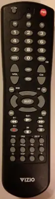 VIZIO URC3440BG1 VUR3 TV Remote for P42ED P42HD P42HDE P42HDM P46 RP56 TM30A