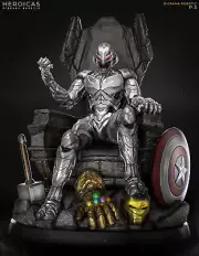 Ultron on Throne Resin Sculpture Statue Model Kit Unpainted/Unassembled