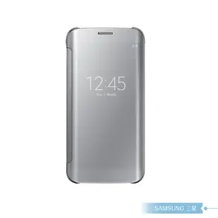 Samsung三星 原廠Galaxy S6 edge G925專用 全透視鏡面感應皮套 Clear View 智慧側掀