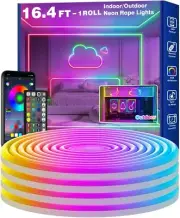 LED Lights Strip Lights, 16.4ft Backlight with Remote for Bedroom Decorations