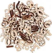 Vaguelly Wooden Cutout Letters 26 Alphabet Blocks Unfinished Craft Letters for Decor DIY Projects