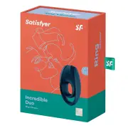 Satisfyer Incredible Duo Vibrating Cock Ring 1pc