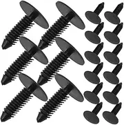 Anneome Unique Christmas Tree Shape 30pcs Nylon Bumper Retainer Clips for Auto Body Car Fasteners Easy Installation