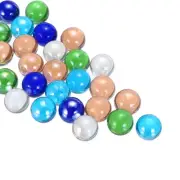 Glass Beads,1set Glass Gemstone Mixed Color 0.60lbs Glass Pebbles