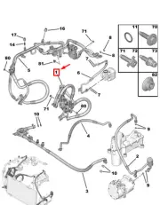 PEUGEOT 208 MK2 P21 Refrigerant Pipe 9826918880 New Genuine
