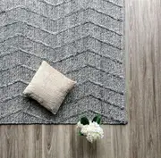 Zig Zag Dark Grey Rug